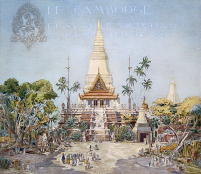 The Cambodian Pavilion, Paris Expo, 1900, from 